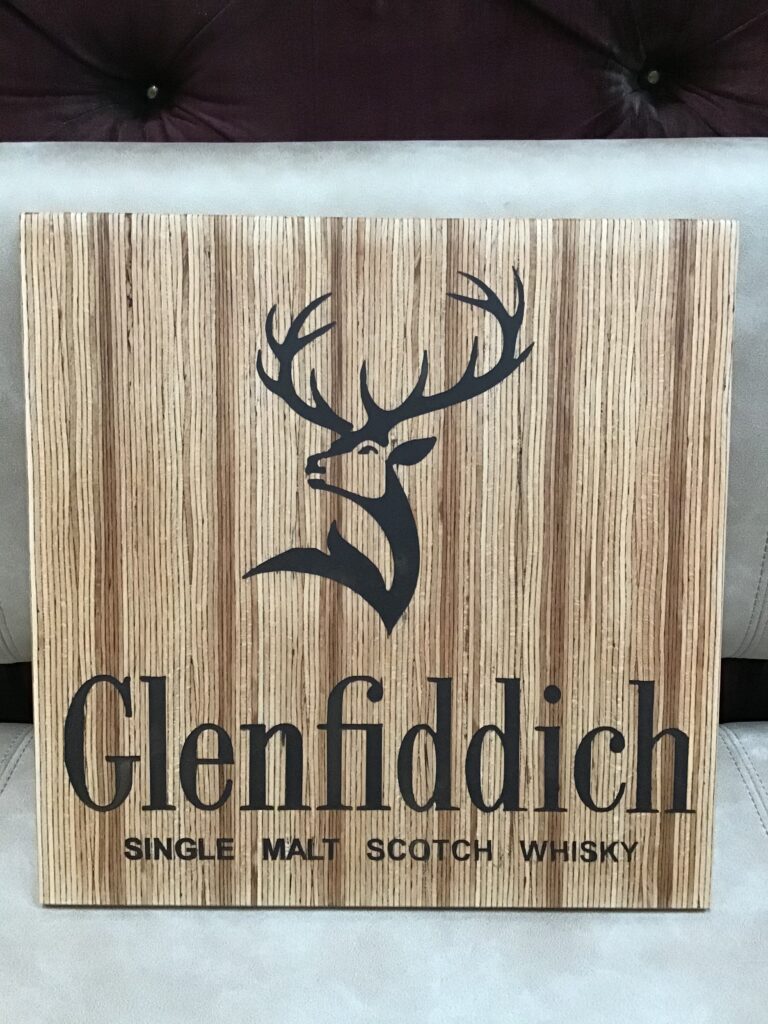 Resin ‘n Ply Glenfiddich Scotch Plaque
