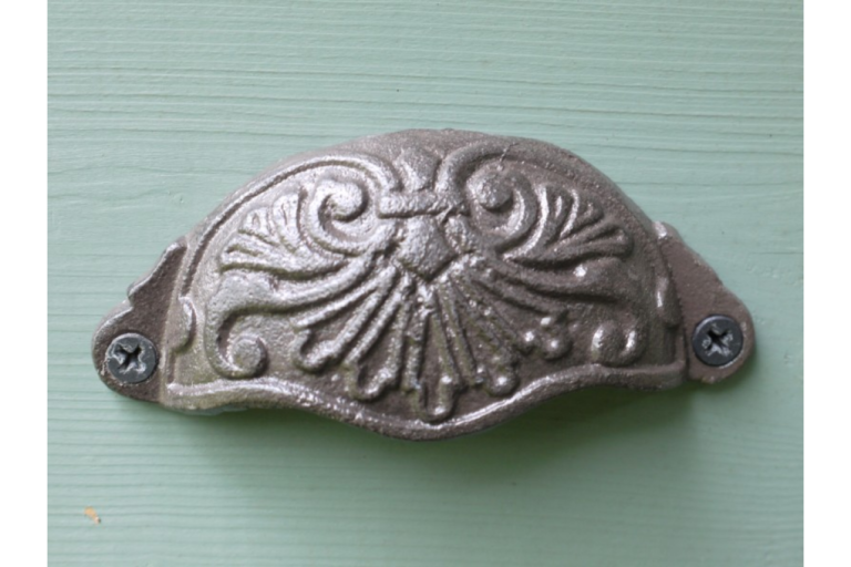 Cast Iron Ornate Cup Handle [3507]