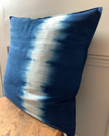 indigo cushion