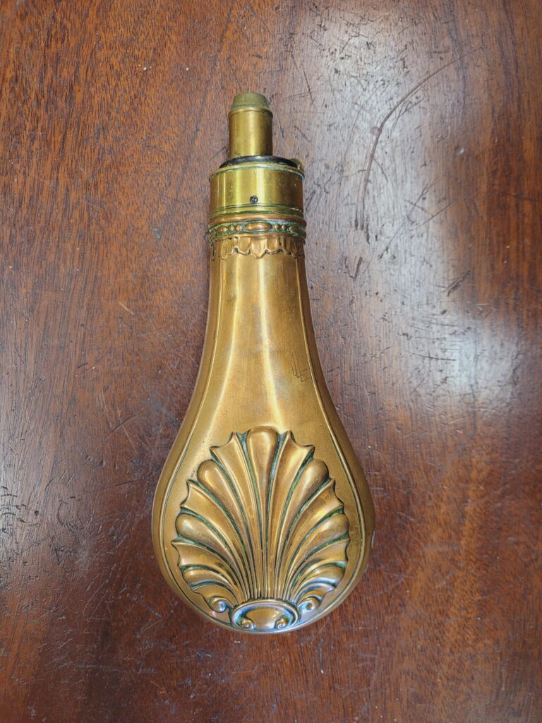 Georgian Copper & Brass Gunpowder Flask [GP01]