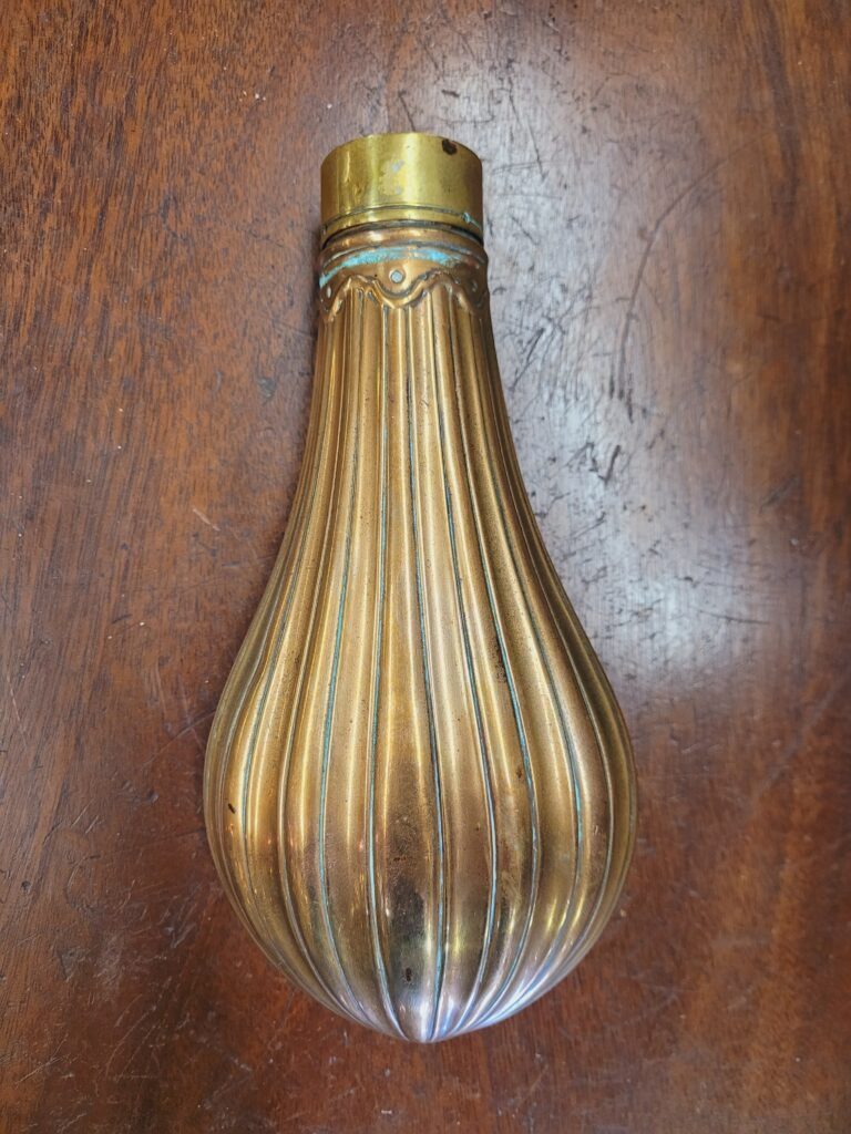 Georgian Copper & Brass Gunpowder Flask [GP02]