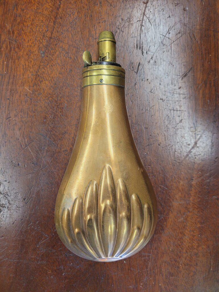 Georgian Copper & Brass Gunpowder Flask [GP04]