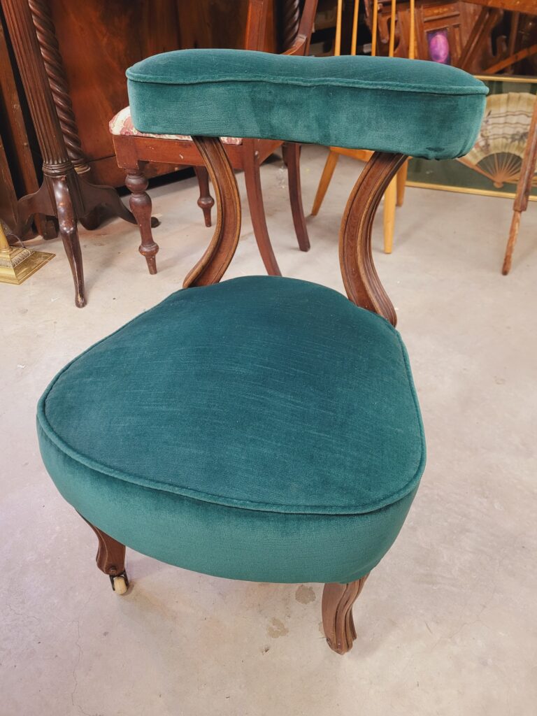 Upholstered Late Victorian Nursing Chair