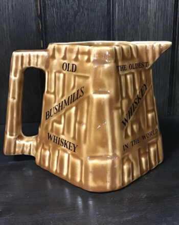 RARE 1970s Old Bushmills Whiskey Jug; Arklow Ireland [w272]