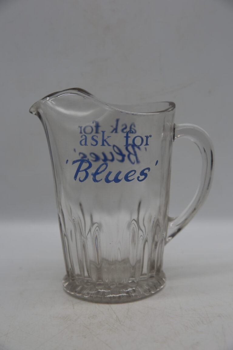 Large Ask for Blues Glass Jug [w446]