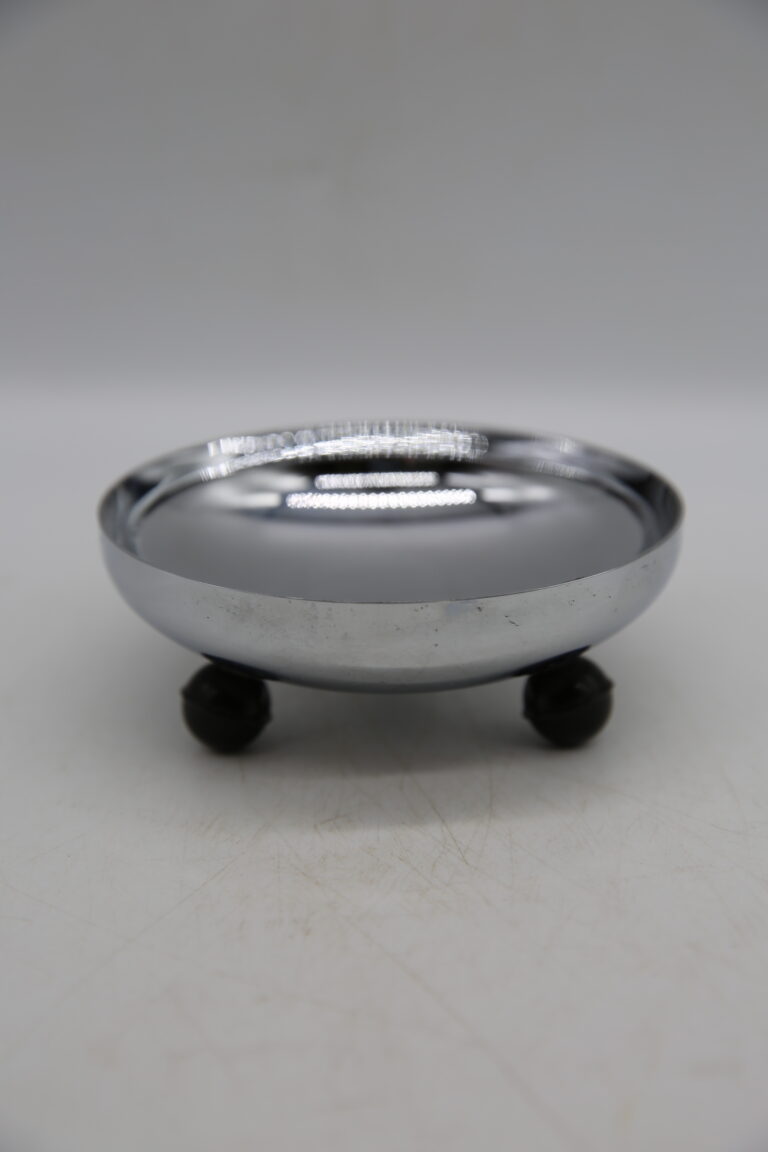 Art Deco Silver Plated Raised Serving Bowl