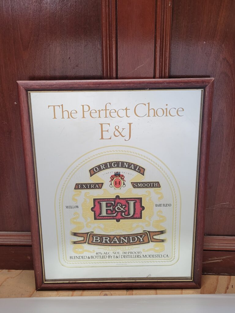 E&J Brandy Mirror