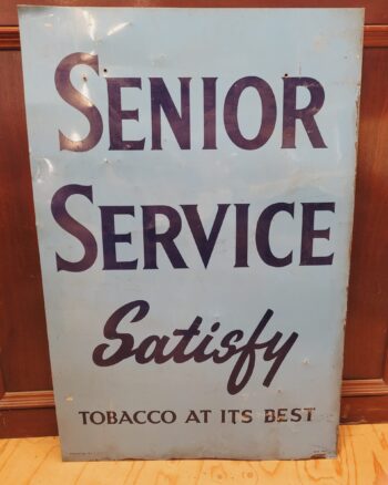Senior Service Tobacco Tin Sign