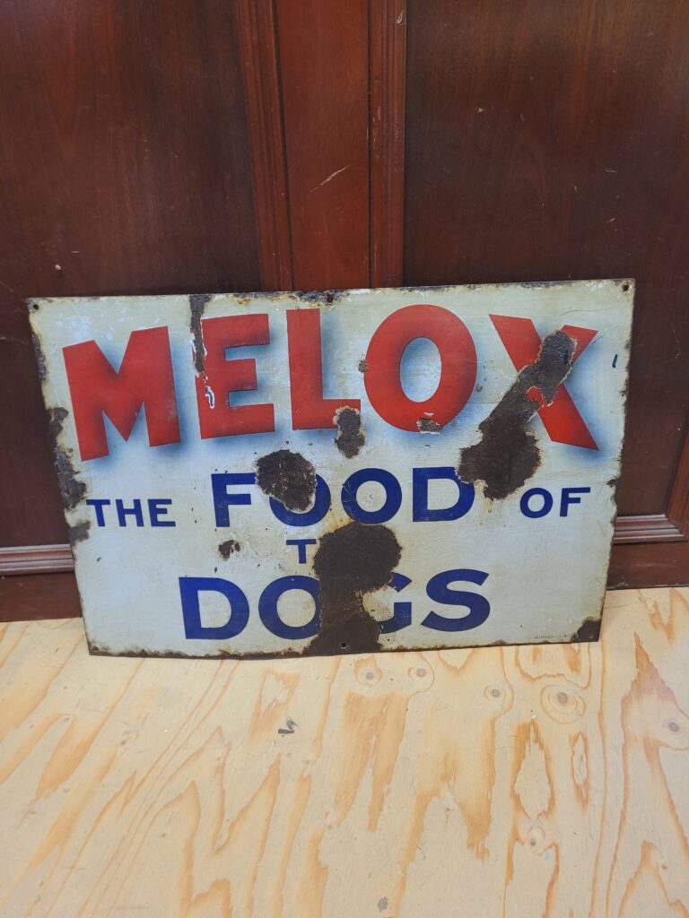 Melox Enamel Sign