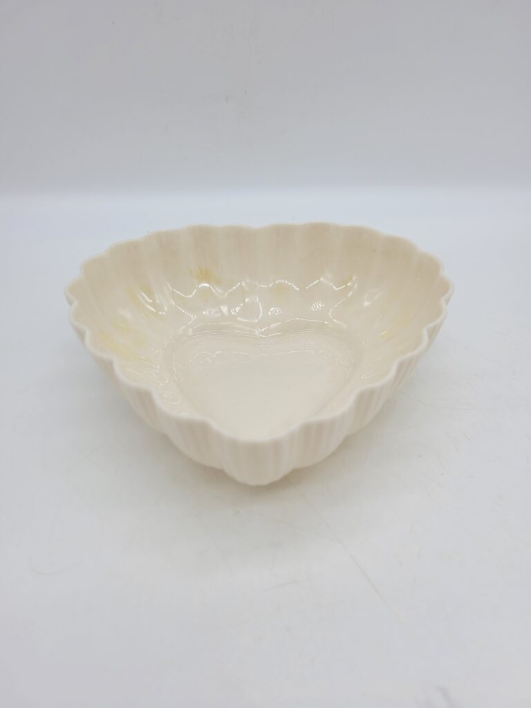 Belleek Heart Shaped Bowl