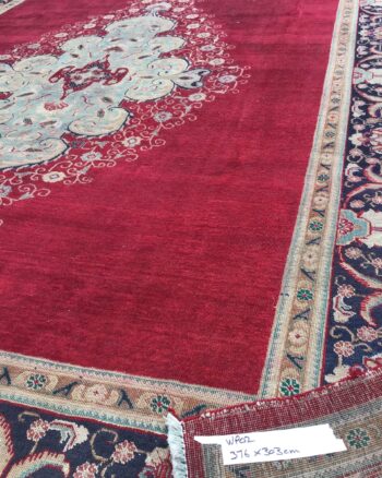 Large Vintage Persian Tabriz Rug 376 x 303cm [WP02]