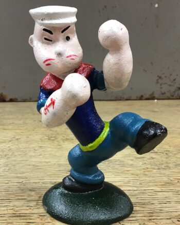 Kung-Fu Popeye Cast Iron Figure