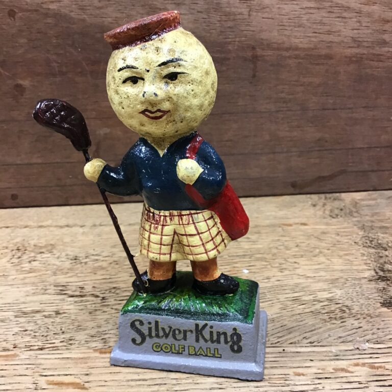 Small Silver King Cast Iron Ornament