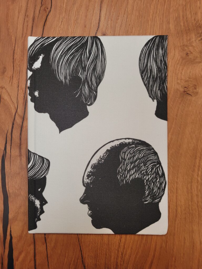 Fabric Covered Journal - Faces