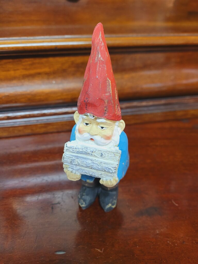 Elf Carrying Wood Ornament