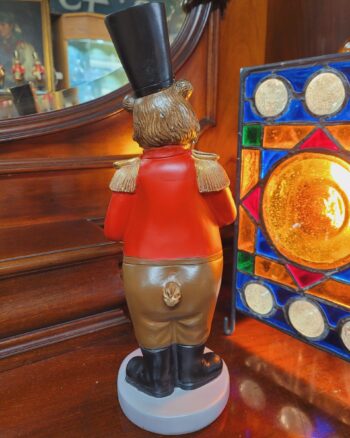 Bass Drum Christmas Bear Statue