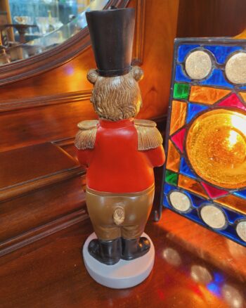 Snare Drum Christmas Bear Statue