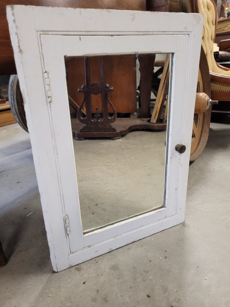 Corner Cupboard with Mirror Door