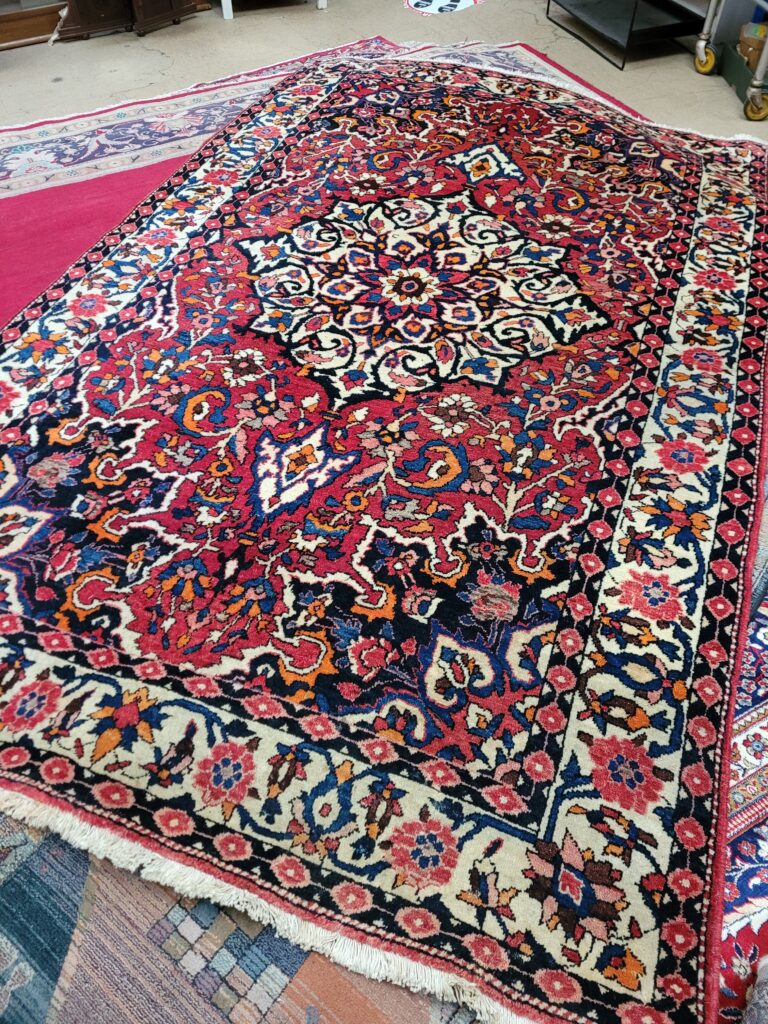 Handwoven Afghan Rug - Floral Medallion Design 268cm x 161cm [OTSE23]