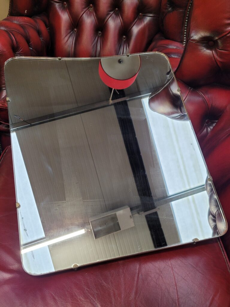 Rounded Top Clip Frame Mirror