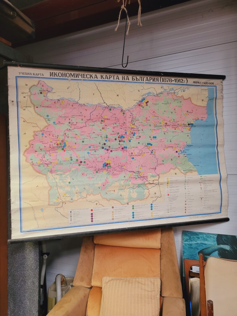 Economic Map of Bulgaria (1878-1912)