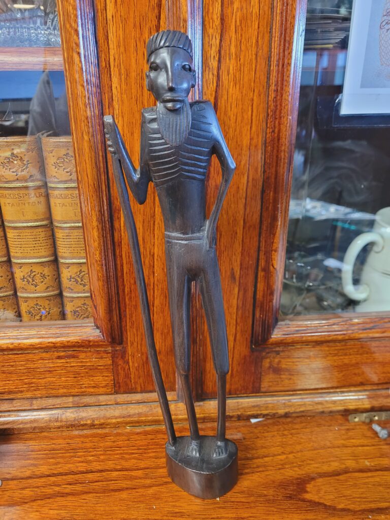 Tribal Carved Wood Shephard