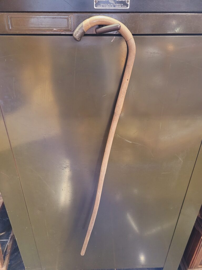 Walking Stick with Silver End