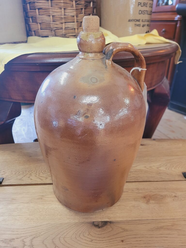 Victorian Stoneware Whiskey Flagon [sw020]