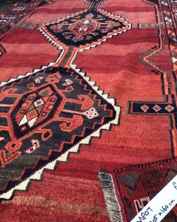 Handmade Old Persian Qashqai Tribal Rug 305 x 160cm [MP07]