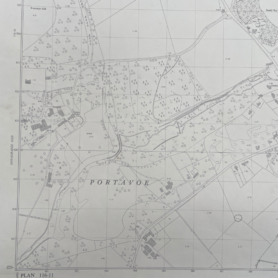 Map of Portavoe