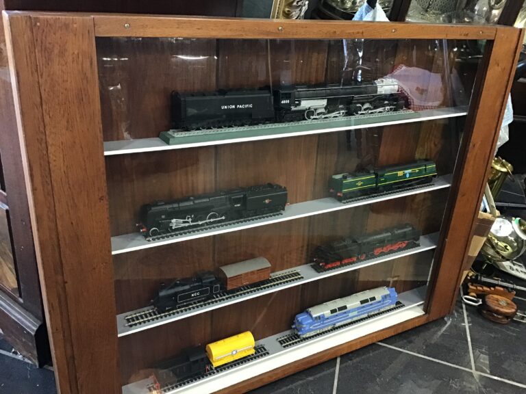 Vintage Train Locomotive Display