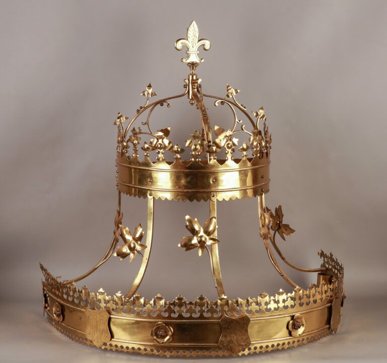 Antique Brass Altar Canopy