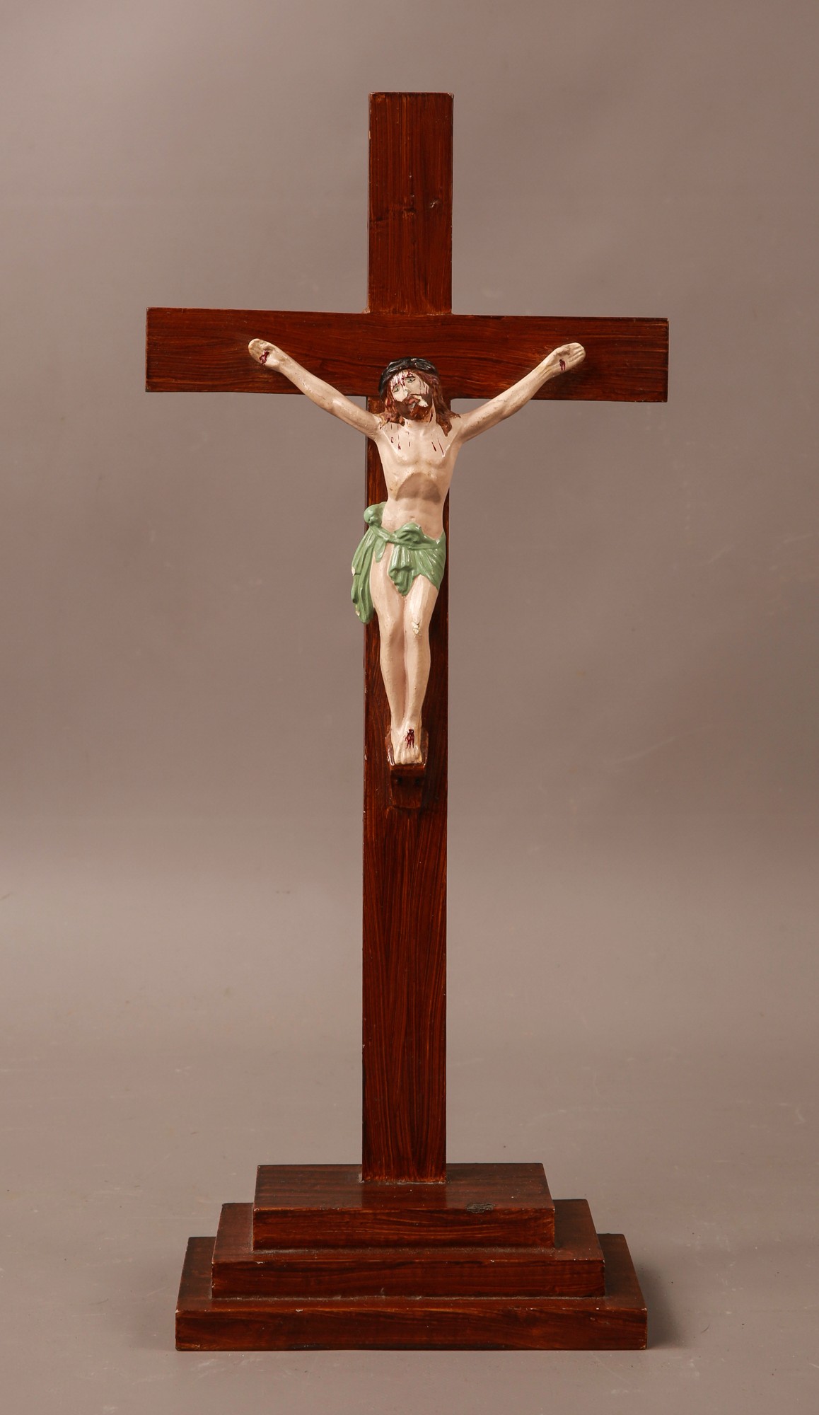 Retro Standing Crucifix