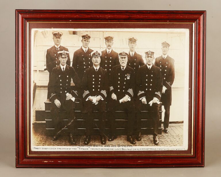Captain Smith & Crew of the Titanic Print