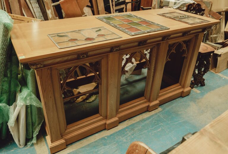 Ecclesiastical Oak Counter