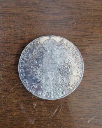 Alternative view of 1780 Austrian Silver Thaler Coin