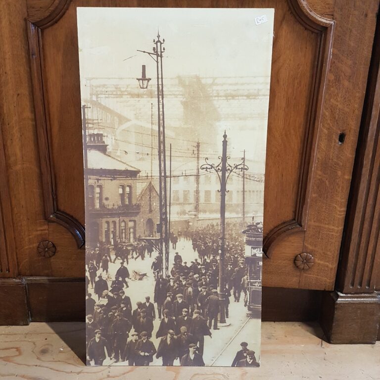 Plastic Photo Panel of Queens Road (Belfast) in 1911