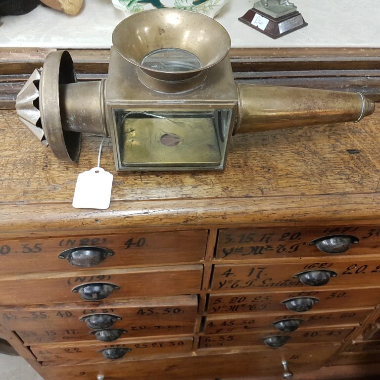 Antique 19th Century Brass Wall Lamp