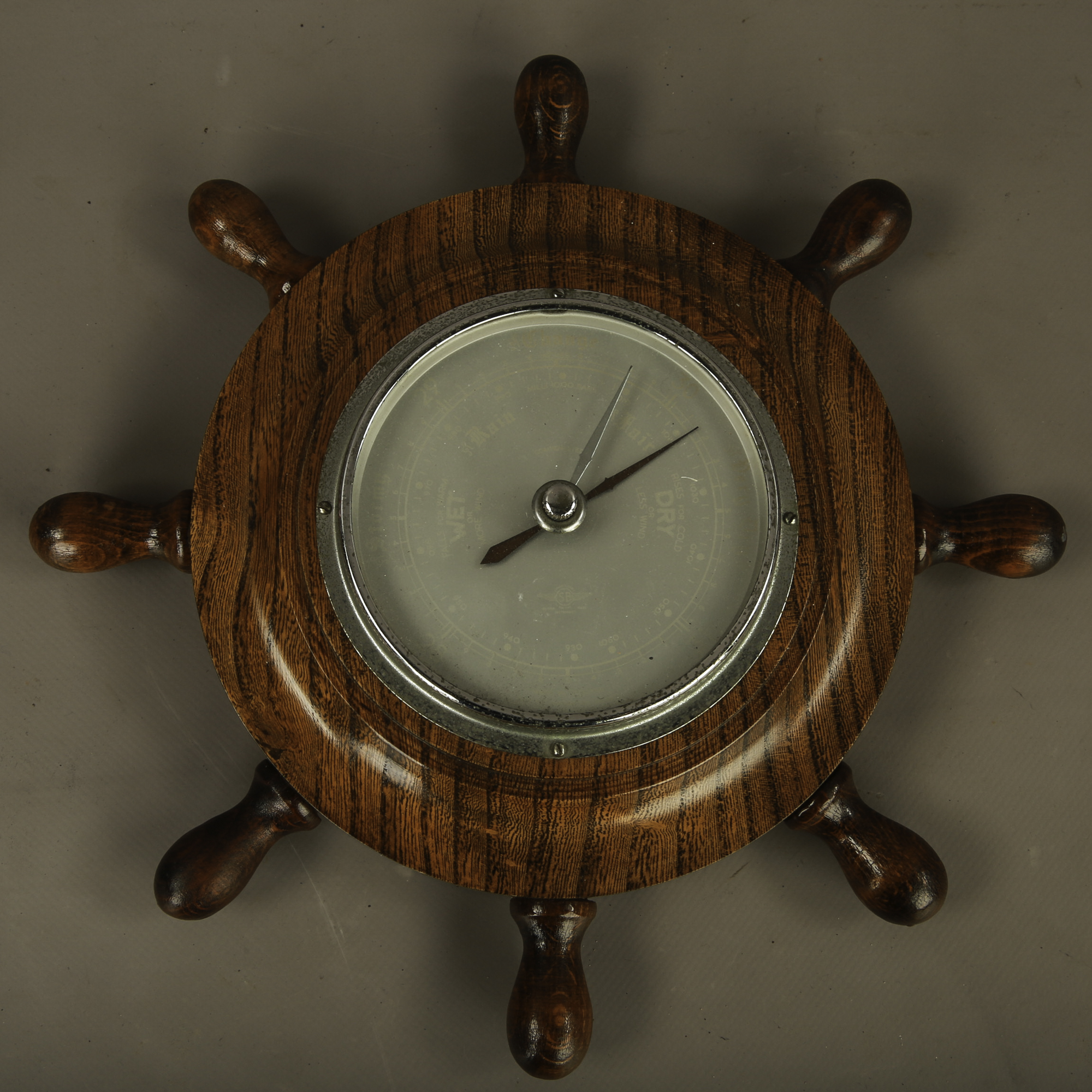 Small Ship’s Wheel Barometer