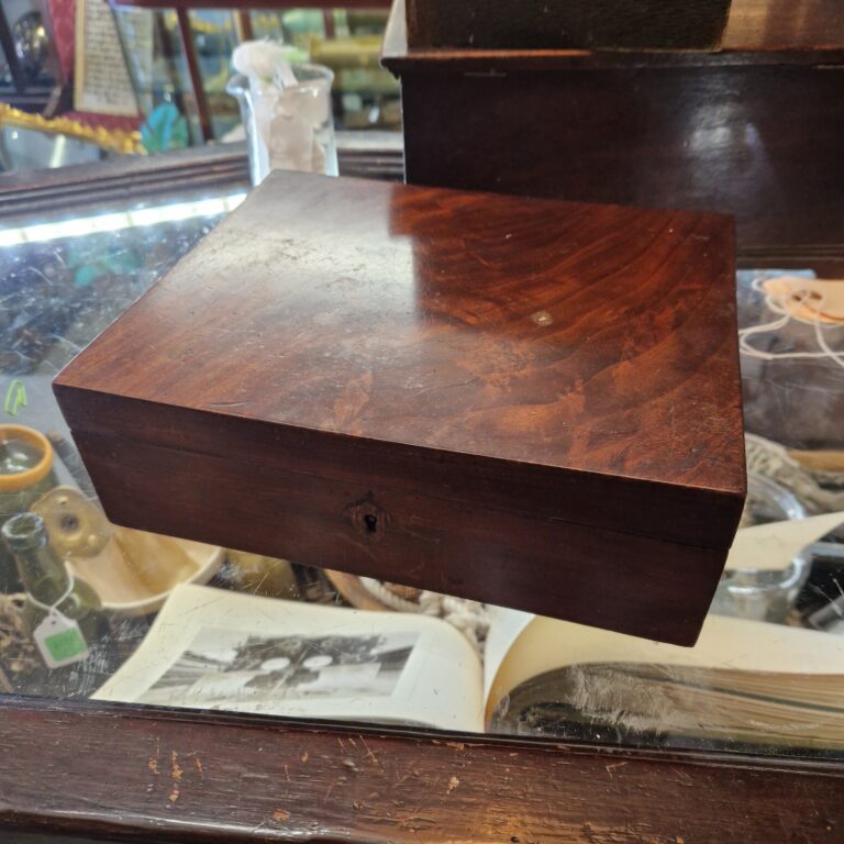 Wood and Brass Trinket Box