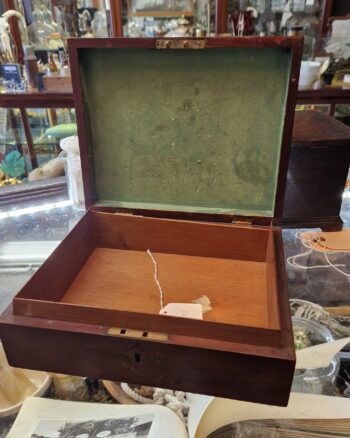 Wood and Brass Trinket Box