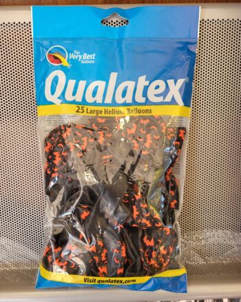 Halloween 25x Helium Balloons – Flying Bats