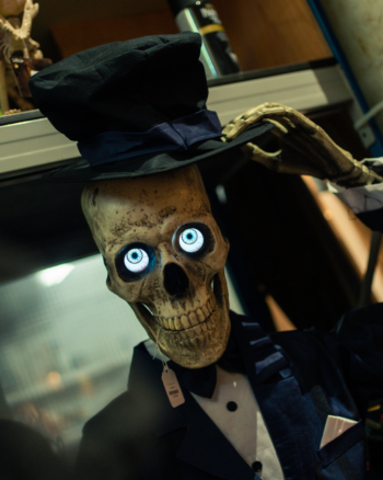 Sharp Dressed Skeleton Animated Figure