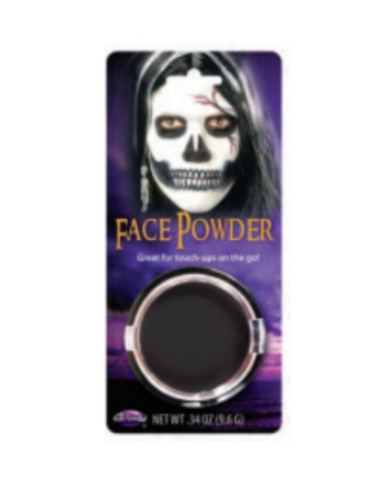 Black Pressed Powder Compact