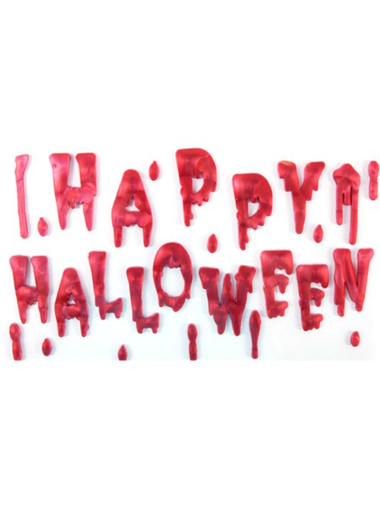 Bloody Halloween Gel Window Stickers
