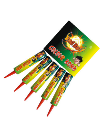Bad Boy Colour Bomb 5 Candles Pack by Diamond Fireworks