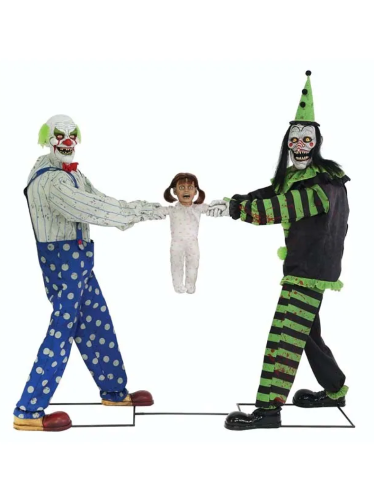 6ft Tall! Animated Tug Of War Clowns