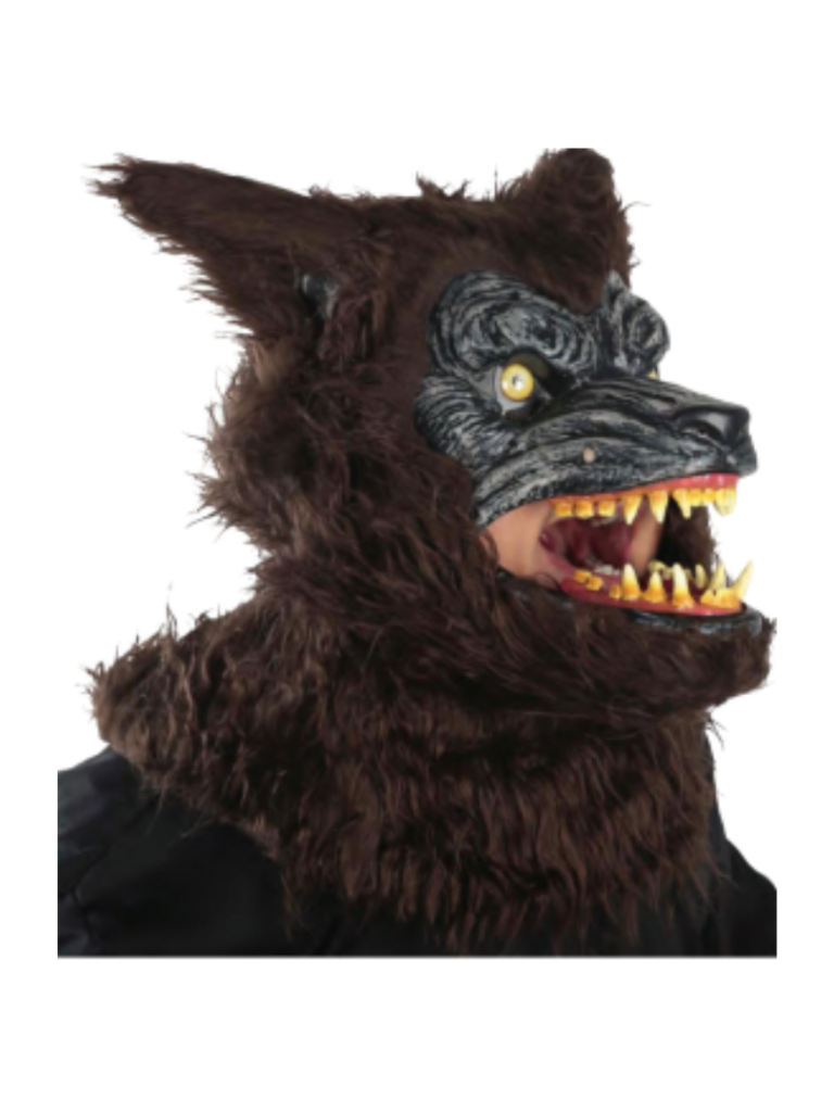 Werewolf Mask with Moving Mouth