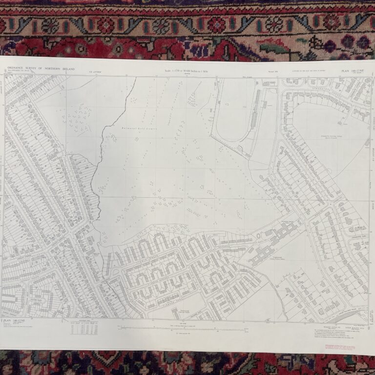 Vintage Ordnance Survey Map of Belfast (Taughmonagh)