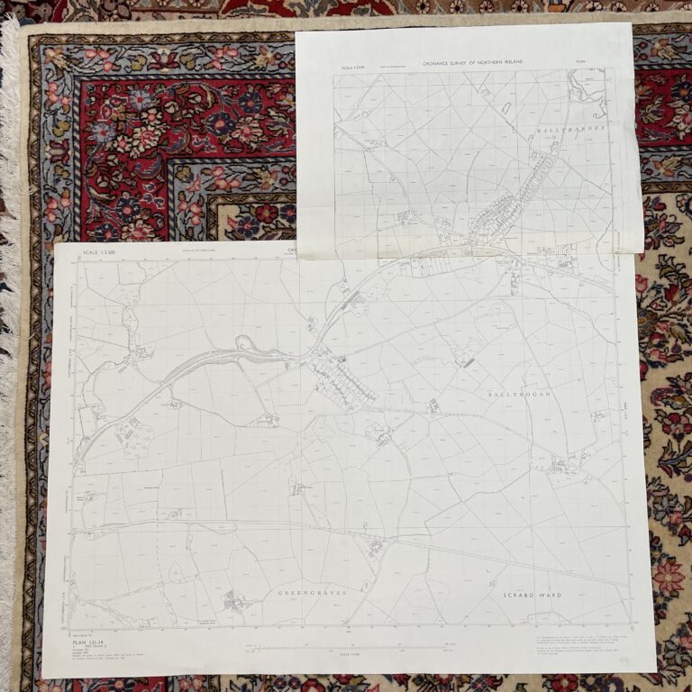Vintage Ordnance Survey Map of Greengraves